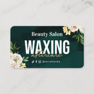 De Visite Carte d'après-garde Spring Green Waxing