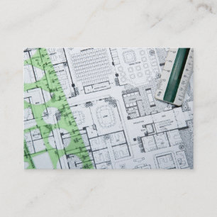 De Visite Carte d'architecte / entrepreneur / constructeur -