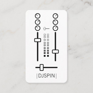 De Visite Carte d'emploi DJ