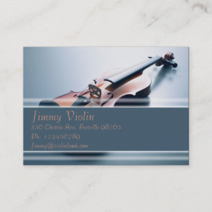 De Visite Carte d'industrie musicale - violon