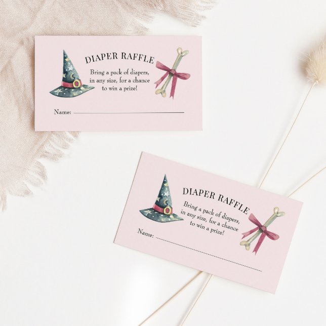 De Visite Carte d'insertion Halloween Baby shower Déchets (Créateur téléchargé)