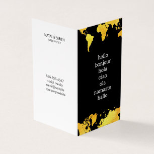 De Visite Carte du monde