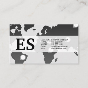 De Visite Carte du monde   Marques d'emplacement