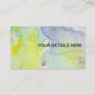 De Visite Carte faite sur commande d'affaires artistiques