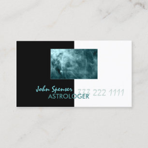 De Visite Carte Galaxy Cosmos Métaphysique Blue