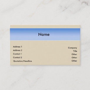 De Visite Carte générique