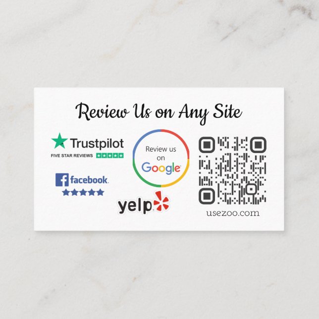 De Visite Carte Merci (Dos)