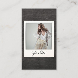 De Visite Carte photo instantané personnalisable pour acteur