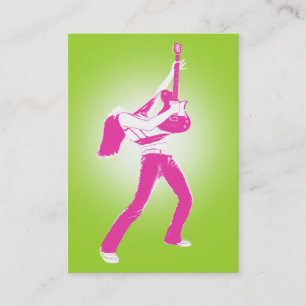 De Visite " Carte potelée majestueuse "verte