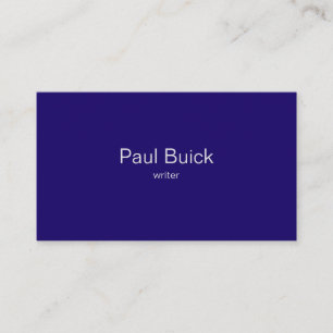 De Visite Carte professionnelle élégante Navy Blue
