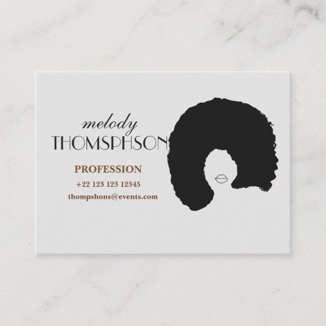 De Visite Carte professionnelle faite sur commande (Devant)