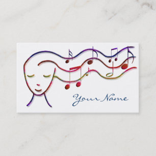 De Visite carte profil musique