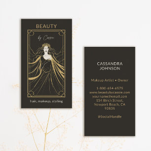 De Visite Carte Tarot Maquillage Cheveux Styliste Esthétique