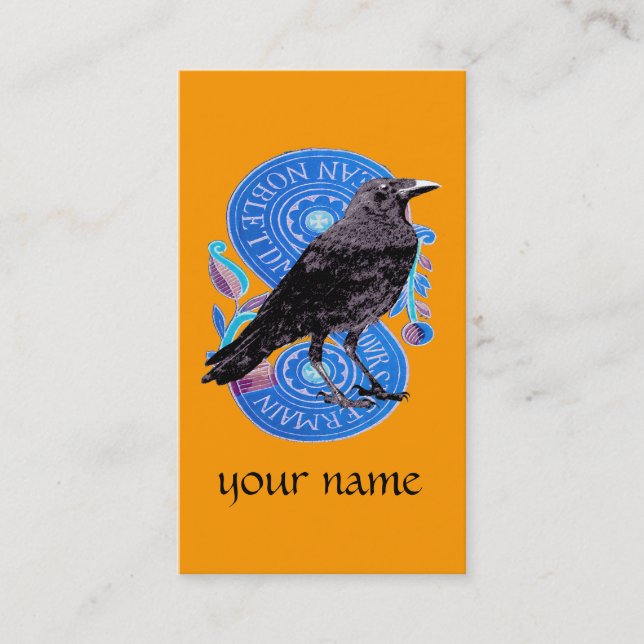 De Visite Carte Tarot Raven (Devant)