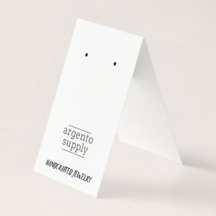 De Visite Carte Verticale Tente Avec Image Au Bas