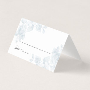 De Visite Carte vintage Floral Rose Place