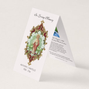 De Visite Catholique Funérailles Jésus Prière Carte Sainte