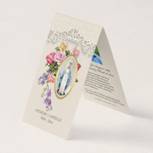 De Visite Catholique Vierge Marie Prière Carte Sainte