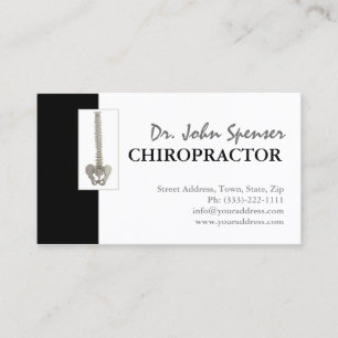 De Visite Chiropratique Chiropractor Vertebrae Carte Médical