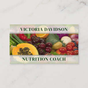De Visite Fruits et légumes Carte nutritionnelle/vie saine
