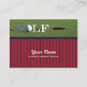 De Visite Golf - Carte Business - Horaire