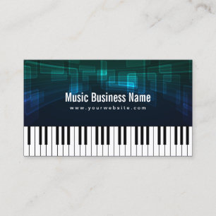 De Visite Le piano élégant verrouille la carte d'industrie