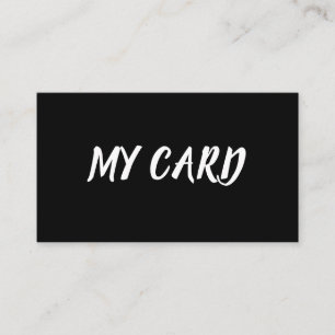 DE VISITE MA CARTE