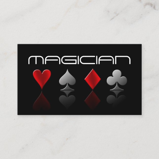 De Visite Magicien Carte Poker Trick Entertainment (Devant)