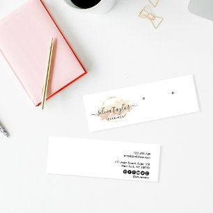 De Visite Mini Calligraphie aquarelle moderne Carte d'affichage à