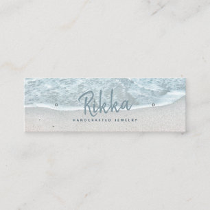 De Visite Mini Carte d'affichage Turquioise Ocean Stud oreille