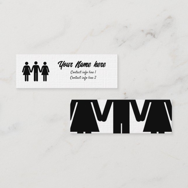 De Visite Mini Carte d'appel FMF (Devant / Derrière)