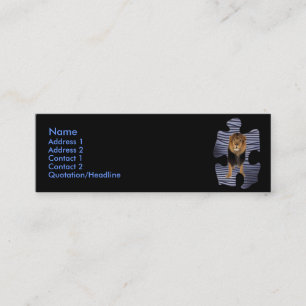 De Visite Mini Carte profil Lion King