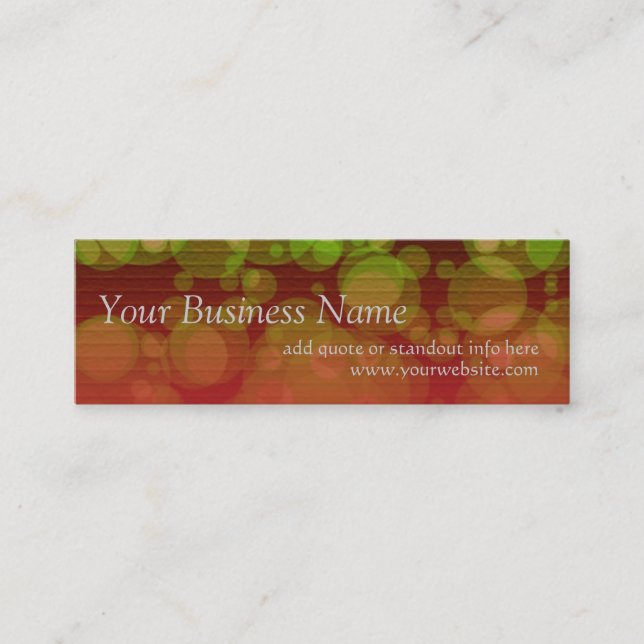 De Visite Mini Carte profil Redtown v2 (Devant)