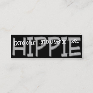 De Visite Mini Hippie - carte personnelle des médias sociaux
