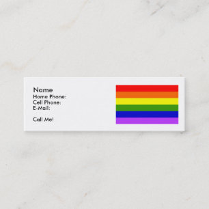 De Visite Mini Maigre "appelez-moi" carte