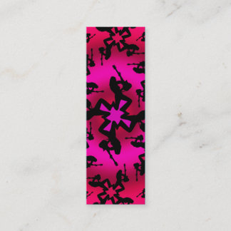 De Visite Mini Oasis rose - carte maigre