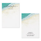 Summer Beach Ocean carte d'affichage calligraphie