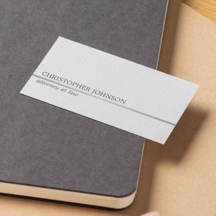 De Visite Texture minimaliste carte blanche avec ligne fauss