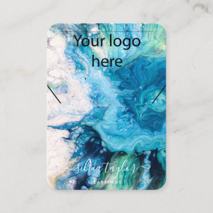 De Visite Votre logo bijoux collier d'oreille carte d'affich