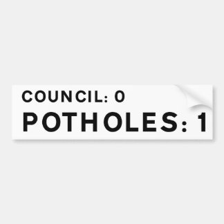 De Voiture Autocollant amusant pour pare-chocs : Conseil 0, N