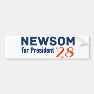 De Voiture Autocollant Gavin Newsom pour Président 2028