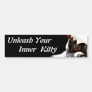 De Voiture Autocollant Kitty intérieur