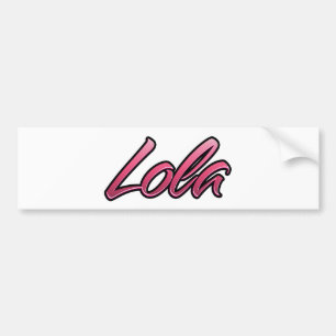 De Voiture Autocollant Lola rose pâle