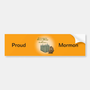De Voiture Autocollant mormon fier