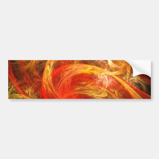 De Voiture Autocollant pare-chocs Firestorm Nova Abstrait Art (Devant)