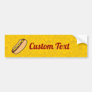 De Voiture Autocollant pare-chocs Hotdog
