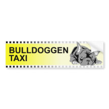 Autocollant taxi Bulldoggen