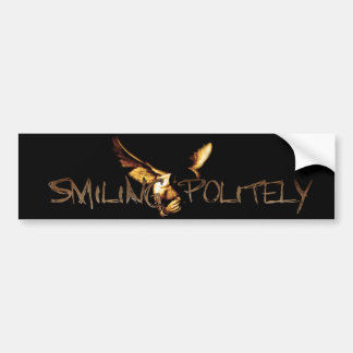 De Voiture Sourire poliment autocollant