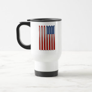 De Voyage Baseball America (USA) Travel Mug