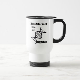 De Voyage Bass Clarinet Est Dans Mon Genes Travel Mug